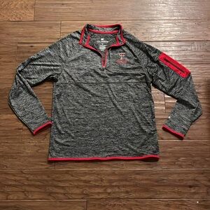 Colosseum Texas Tech Quarter Zip Jacket Size S